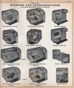 1952 UP Sleeping Car Accommodations